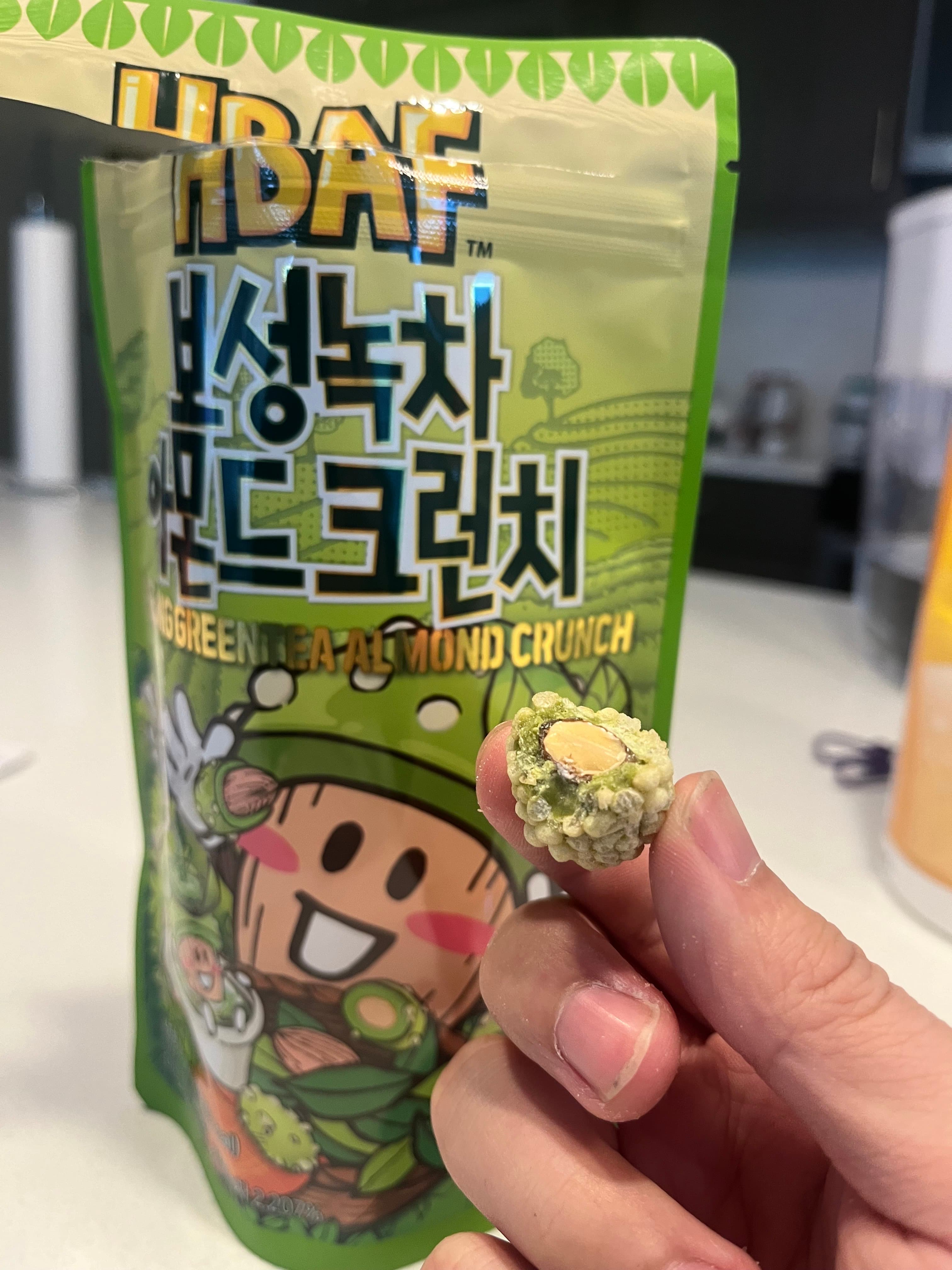 HBAF GreenTea Latte Almond Crunch